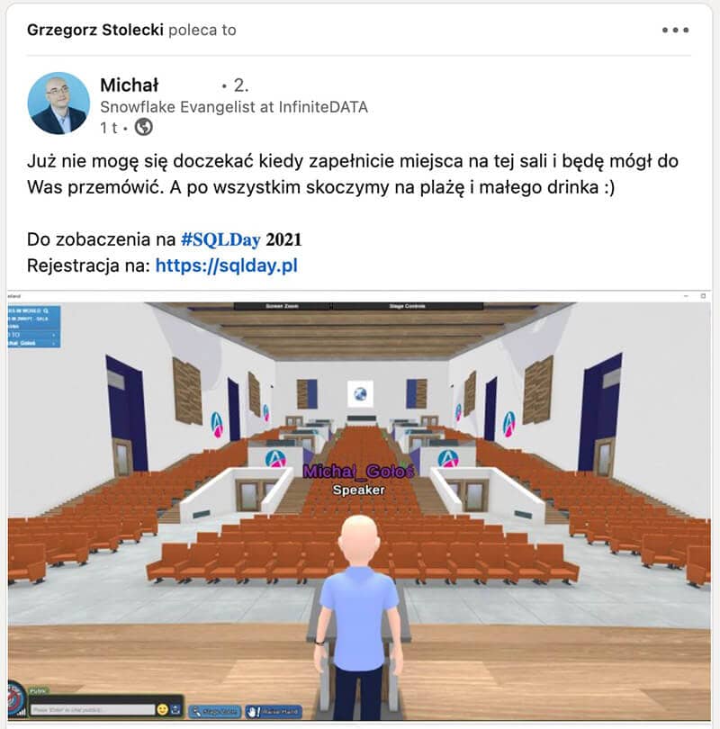 Avatarland opinia review konferencja online virbela