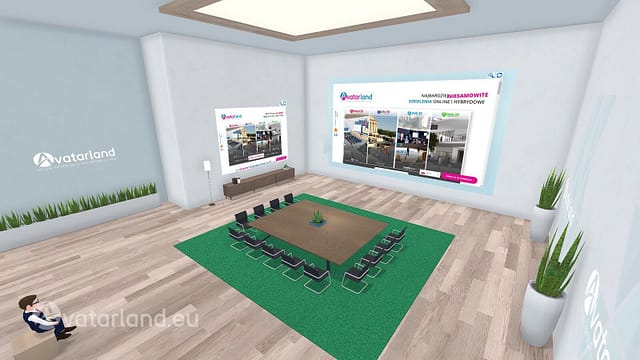 AVATARLAND Island 3D powered by Virbela - Boardroom Medium