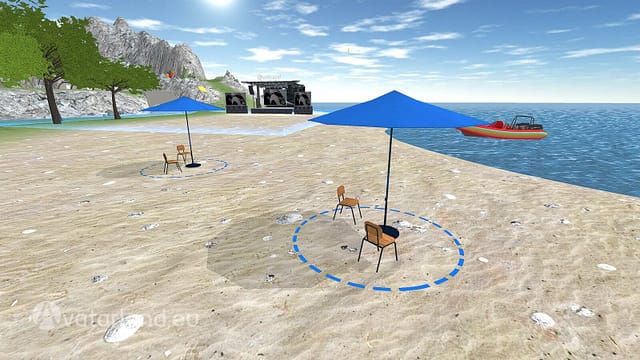 AVATARLAND Island 3D powered by Virbela - Beach