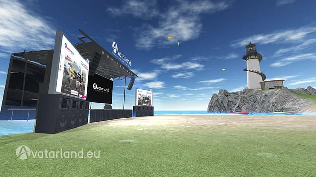 AVATARLAND Island 3D powered by Virbela - Beach Stage