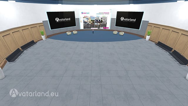 AVATARLAND Island 3D powered by Virbela - Conference Hall