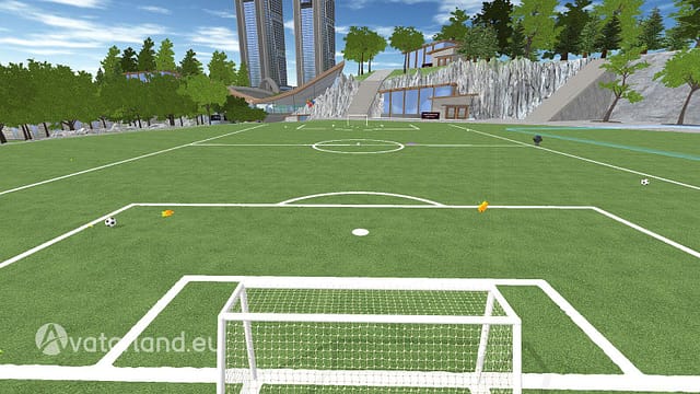 AVATARLAND Island 3D powered by Virbela - Soccer Field