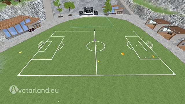 AVATARLAND Island 3D powered by Virbela - Soccer Field