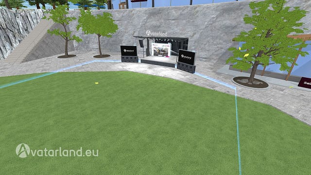 AVATARLAND Island 3D powered by Virbela - Soccer Field Stage