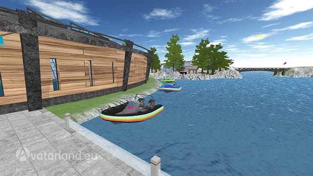 AVATARLAND Island 3D powered by Virbela - Motorboats